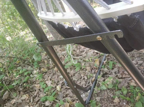 New 440lbs Capacity Hammock with Heavy - Duty Metal Stand – Portable Indoor/Outdoor Use 527BHS - with Gray | Sold by Uncle Wiener's Wholesale