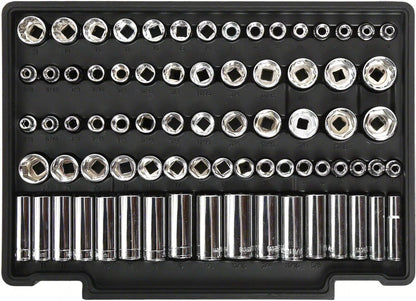450-piece mechanics tool set with black heavy-duty case
Mechanics socket set tools organized in carry box
Automotive tool kit with labeled compartments
Full mechanics toolkit for car and garage repair
Top-down view of 450-piece tool collection in case