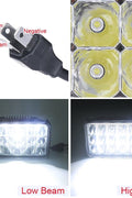 High-performance CREE LED chips used in 45W rectangular truck headlights