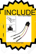 Includes 45W LED headlamp and installation instructions – plug and play setup