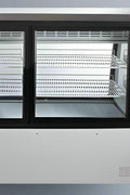 • “Curved glass deli display cooler with LED lighting”
• “47 inch NSF certified deli fridge with shelves”
• “Electronic control system for commercial deli cooler”
• “Interior view of PVC-coated shelves in deli cooler”
• “Double pane curved glass commercial fridge”
• “Adjustable caster wheels on deli display case”