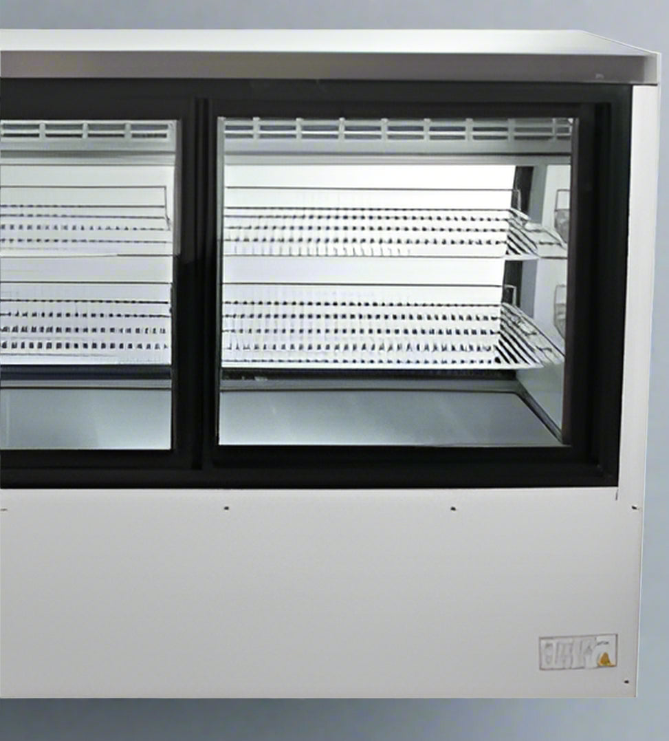 • “Curved glass deli display cooler with LED lighting”
• “47 inch NSF certified deli fridge with shelves”
• “Electronic control system for commercial deli cooler”
• “Interior view of PVC-coated shelves in deli cooler”
• “Double pane curved glass commercial fridge”
• “Adjustable caster wheels on deli display case”