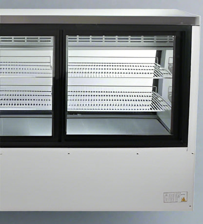 • “Curved glass deli display cooler with LED lighting”
• “47 inch NSF certified deli fridge with shelves”
• “Electronic control system for commercial deli cooler”
• “Interior view of PVC-coated shelves in deli cooler”
• “Double pane curved glass commercial fridge”
• “Adjustable caster wheels on deli display case”
