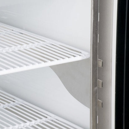 • “Curved glass deli display cooler with LED lighting”
• “47 inch NSF certified deli fridge with shelves”
• “Electronic control system for commercial deli cooler”
• “Interior view of PVC-coated shelves in deli cooler”
• “Double pane curved glass commercial fridge”
• “Adjustable caster wheels on deli display case”