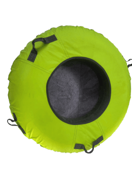 New 47" Heavy - Duty River Tube – Inflatable Water Float with Canvas Cover & Mesh Bottom | Model 2505712 - with | Sold by Uncle Wiener's Wholesale