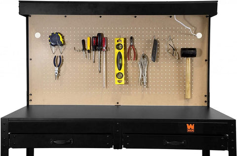 New 47 - Inch Workbench Light with Built - In Power Outlets – Heavy Duty Workshop Lighting WT006C - with | Sold by Uncle Wiener's Wholesale