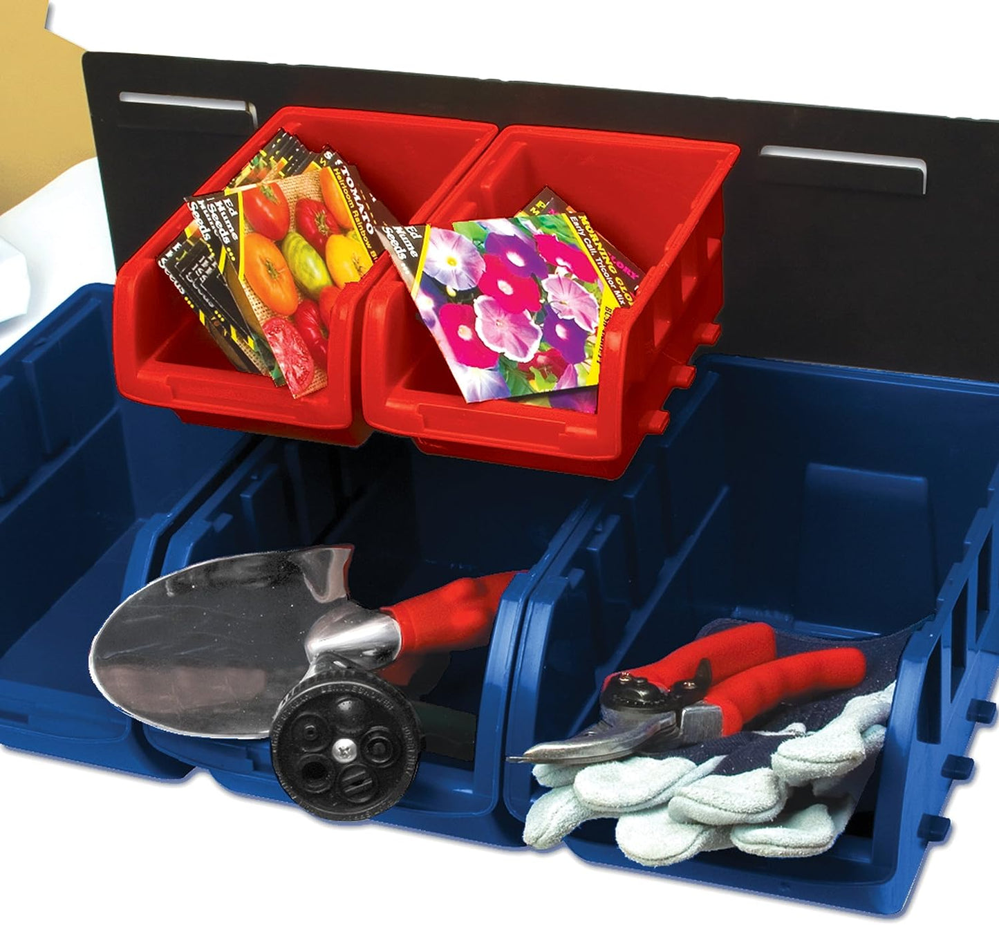 New 47 Pcs Storage Rack Bolt Bin Organizer with Steel Frame | S1191 - with | Sold by Uncle Wiener's Wholesale