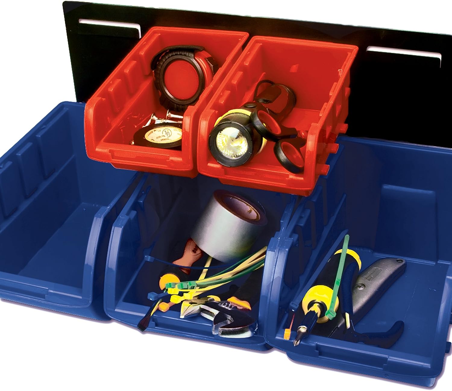 New 47 Pcs Storage Rack Bolt Bin Organizer with Steel Frame | S1191 - with | Sold by Uncle Wiener's Wholesale
