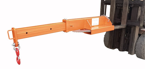 Heavy-Duty 4.75 Ton Forklift Crane Jib Boom with Telescopic Arm and Safety Hook