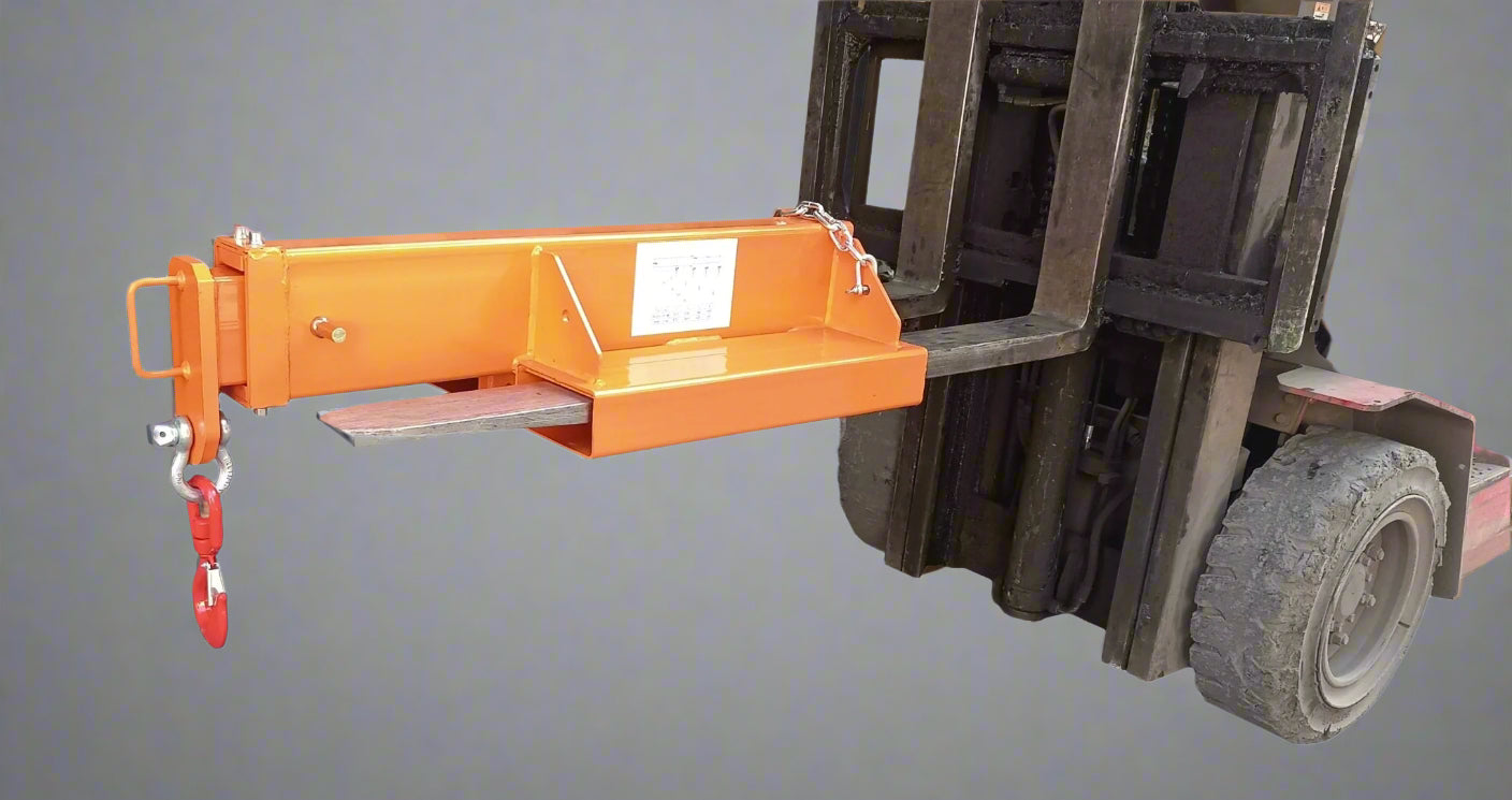 Heavy-Duty 4.75 Ton Forklift Crane Jib Boom with Telescopic Arm and Safety Hook