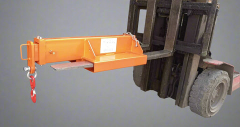 Heavy-Duty 4.75 Ton Forklift Crane Jib Boom with Telescopic Arm and Safety Hook