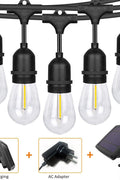 NEW 48 FT SOLAR LED STRING LIGHT 15 BULB WEDDING EDISON BULB 4815S14 - with | Sold by Uncle Wiener's Wholesale