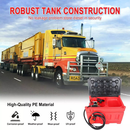 New 48 Gallon Fuel Transfer Tank with Pump ��� Gas & Diesel ��� Heavy Duty YHM180G - Fuel Pump with | Sold by Uncle Wiener
