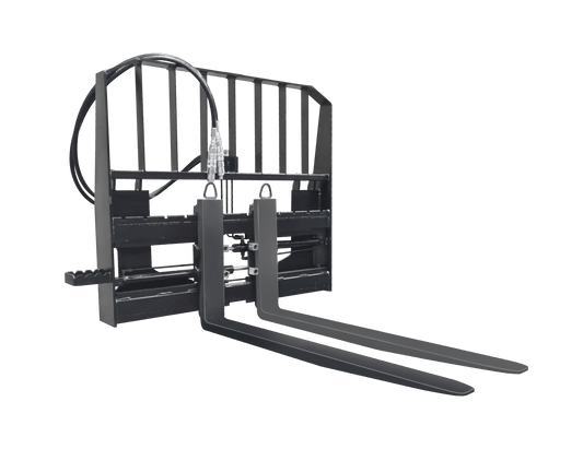 New 48 - Inch Hydraulic Pallet Forks for Skid Steer – Heavy - Duty Attachment 112620 - with | Sold by Uncle Wiener's Wholesale