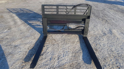 New 48 - Inch Skid Steer Hydraulic Forks – Heavy - Duty Pallet Fork Attachment SPF48HY - with | Sold by Uncle Wiener's Wholesale