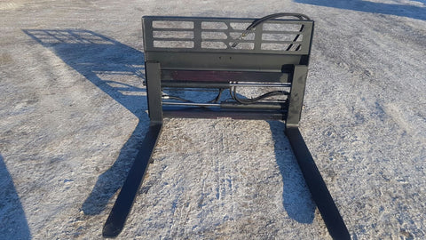 New 48 - Inch Skid Steer Hydraulic Forks – Heavy - Duty Pallet Fork Attachment SPF48HY - with | Sold by Uncle Wiener's Wholesale