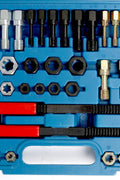 New 48 - Pc Master SAE & Metric Thread Repair & Restorer Kit – High - Tempered Steel Taps, Dies & Files - with | Sold by Uncle Wiener's Wholesale