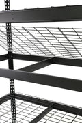 NEW 48 X 78 X 24″ 5 SHELF TIER WELDED GARAGE STORAGE RACK - with RED | Sold by Uncle Wiener's Wholesale