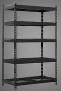NEW 48 X 78 X 24″ 5 SHELF TIER WELDED GARAGE STORAGE RACK - with RED | Sold by Uncle Wiener's Wholesale