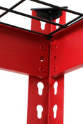 NEW 48 X 78 X 24″ 5 SHELF TIER WELDED GARAGE STORAGE RACK - with RED | Sold by Uncle Wiener's Wholesale