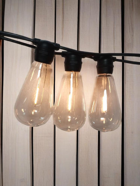 48ft string lights with ST64 bulbs for patio use
Clear warm white bulb string lights for outdoor events
Waterproof garden lights with durable plug-in string
Decorative outdoor LED lights for backyard