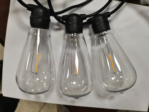 48ft string lights with ST64 bulbs for patio use
Clear warm white bulb string lights for outdoor events
Waterproof garden lights with durable plug-in string
Decorative outdoor LED lights for backyard
