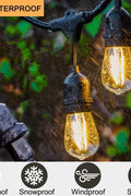 New 48FT S14 LED String Lights with 15 Edison Bulbs ��� Perfect Wedding & Outdoor Decor 824855 - with | Sold by Uncle Wiener's Who