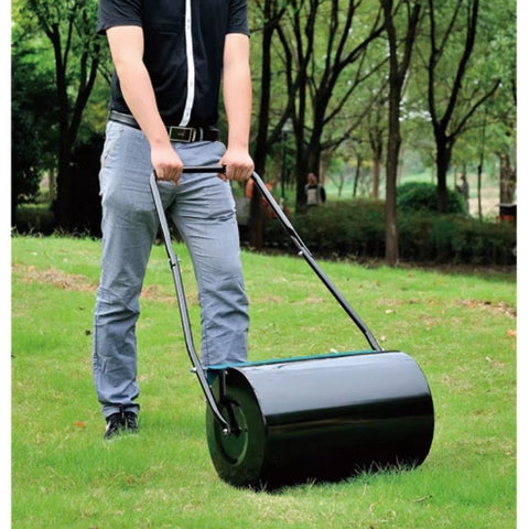 48L manual lawn roller with ergonomic handle
Steel walk-behind garden roller for turf and sod
Water/sand-filled lawn compactor tool
U-handle yard roller for home landscaping
