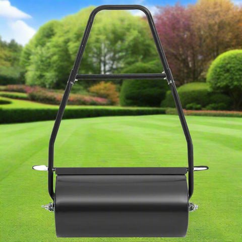 48L manual lawn roller with ergonomic handle
Steel walk-behind garden roller for turf and sod
Water/sand-filled lawn compactor tool
U-handle yard roller for home landscaping
