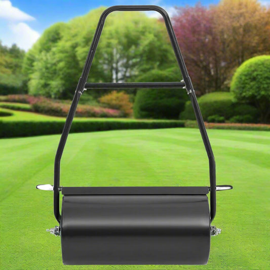 48L manual lawn roller with ergonomic handle
Steel walk-behind garden roller for turf and sod
Water/sand-filled lawn compactor tool
U-handle yard roller for home landscaping