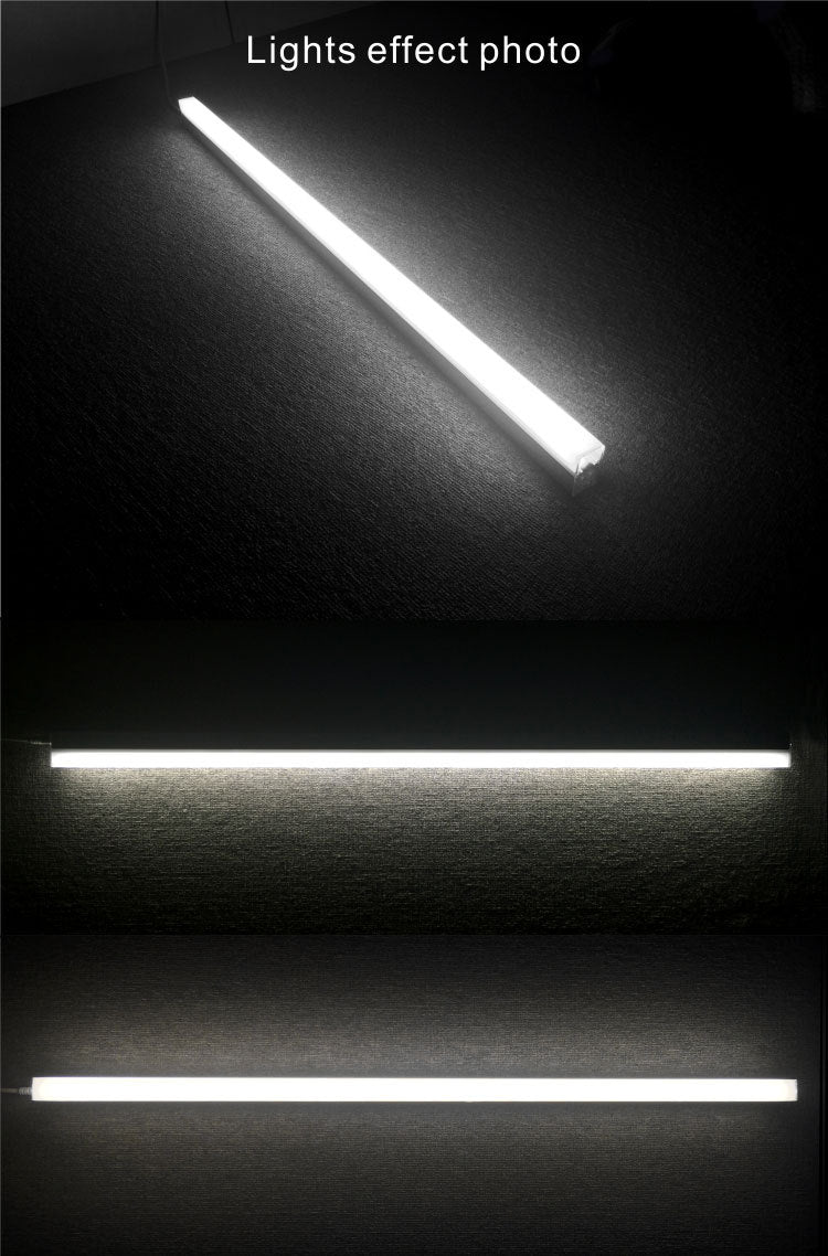 8FT LED tube lights installed in commercial ceiling
Bright white 4FT integrated T8 LED light tube
Close-up of frosted cover LED tube bulb
T8 tube lights illuminating warehouse ceiling
LED tube light replacement for fluorescent tubes