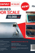 4x4 FT digital floor scale with steel checkered platform

Industrial-grade wired floor scale with LCD display

Heavy-duty 10,000 LB capacity scale with digital indicator

Digital floor scale used for freight weighing

Close-up of steel plate and load cell feet on floor scale