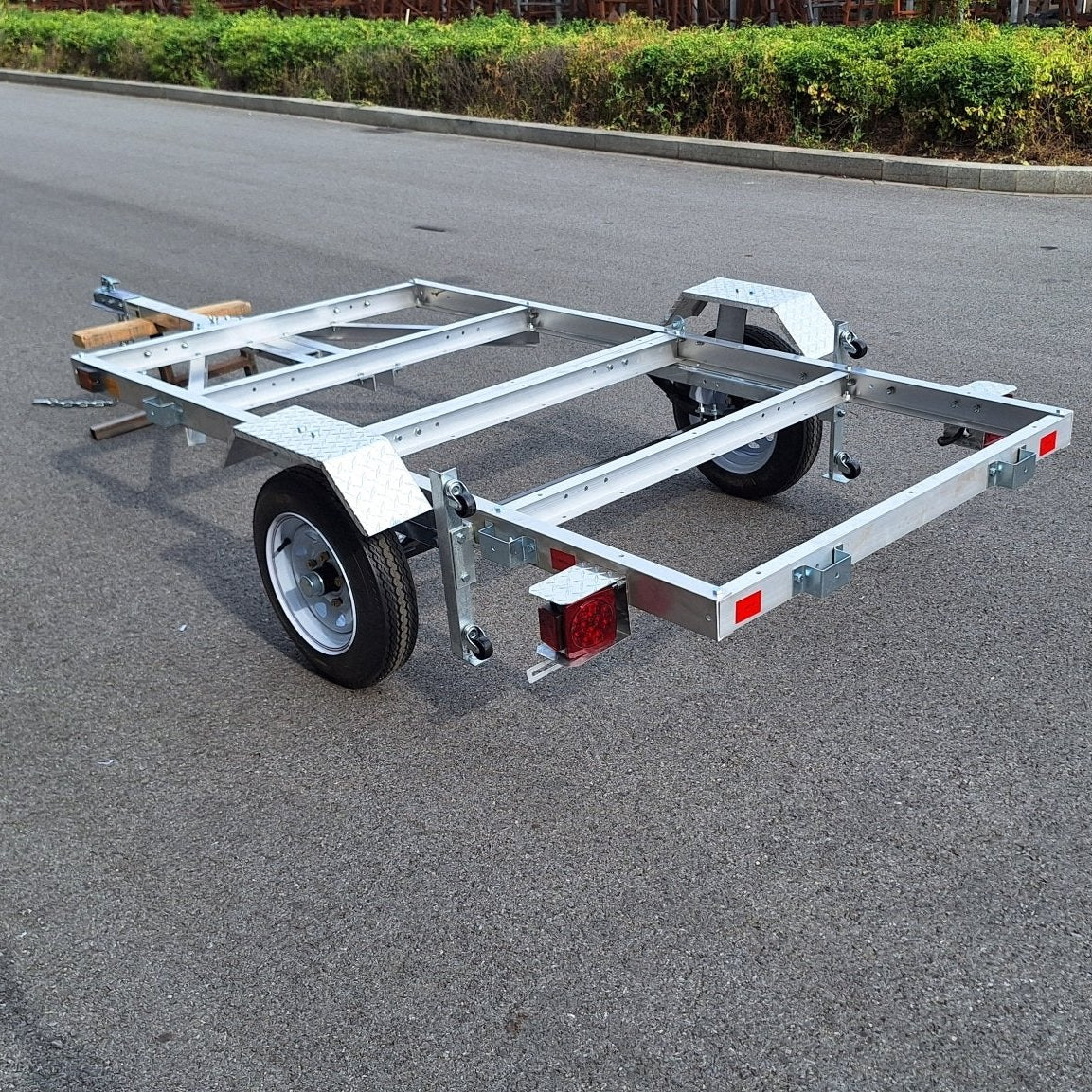 4x8 FT Folding Aluminum Utility Trailer – Lightweight, Rust-Resistant ...