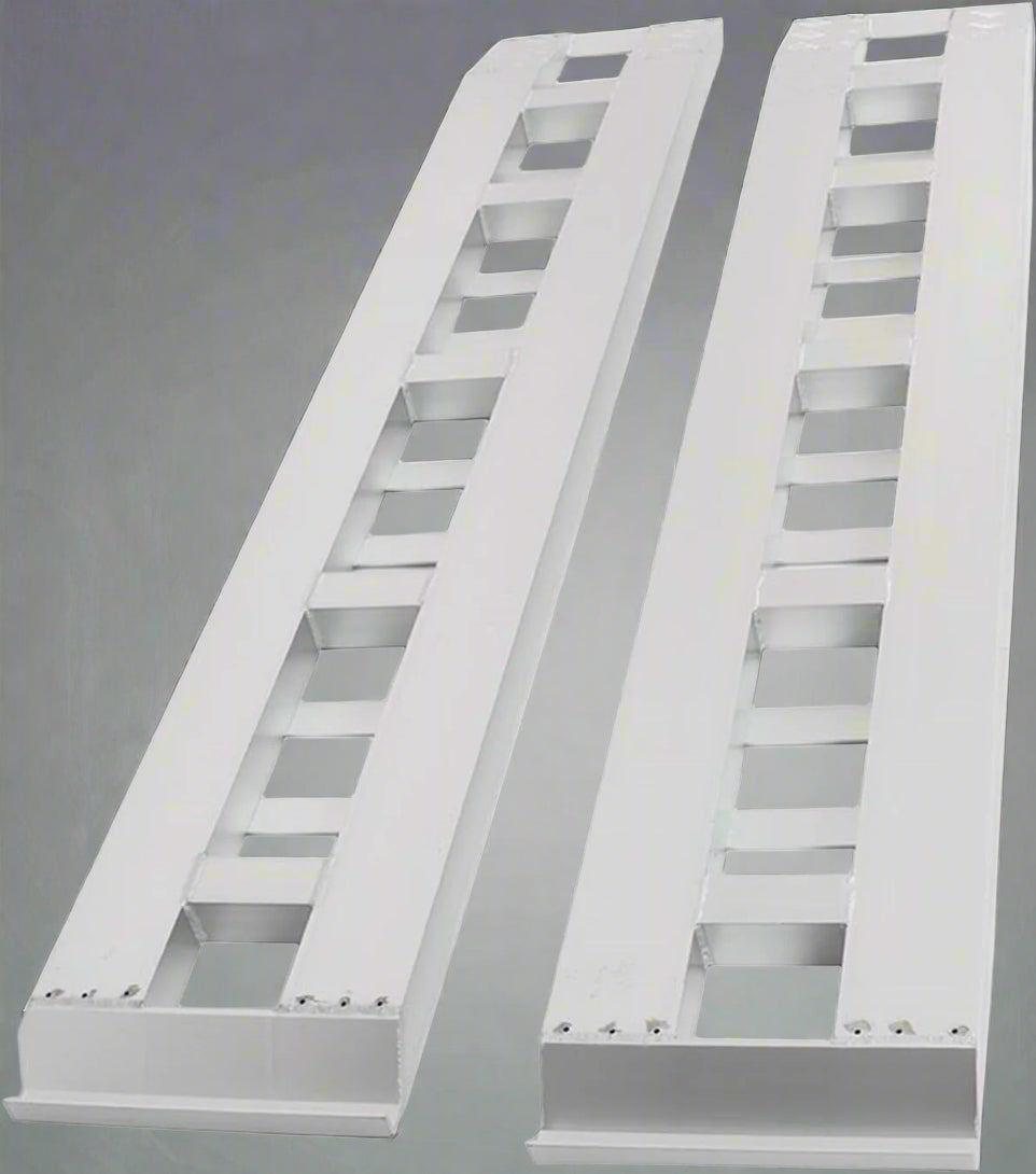 5 FT 6000 LB Aluminum Trailer Loading Ramps – Lightweight Anti-Slip Pair for Trucks, ATVs, UTVs, and Lawn Equipment – Model TR06000D