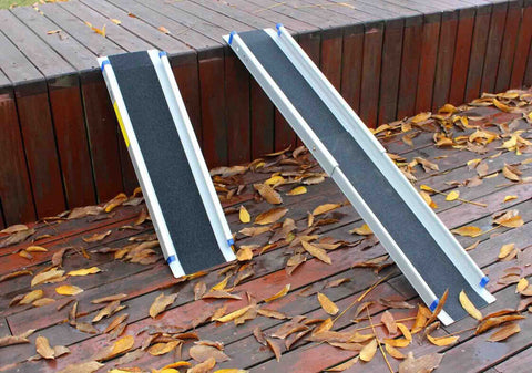 NEW 5 FT Aluminum Portable Wheelchair Ramp – 103144 - with | Sold by Uncle Wiener's Wholesale