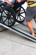 NEW 5 FT Aluminum Portable Wheelchair Ramp – 103144 - with | Sold by Uncle Wiener's Wholesale