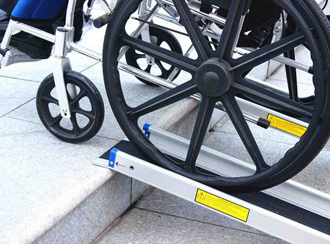 NEW 5 FT Aluminum Portable Wheelchair Ramp – 103144 - with | Sold by Uncle Wiener's Wholesale
