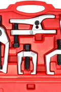 ball joint separator, arm puller tool, front end service kit, pitman arm removal tool, tie rod removal kit, car suspension tools, mechanic tool set, vehicle steering repair