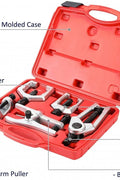 ball joint separator, arm puller tool, front end service kit, pitman arm removal tool, tie rod removal kit, car suspension tools, mechanic tool set, vehicle steering repair
