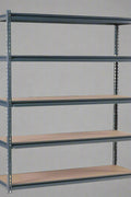 NEW 5 LAYER 6 FT MEDIUM DUTY GARAGE STORAGE SHELF METAL RACKING - with | Sold by Uncle Wiener's Wholesale