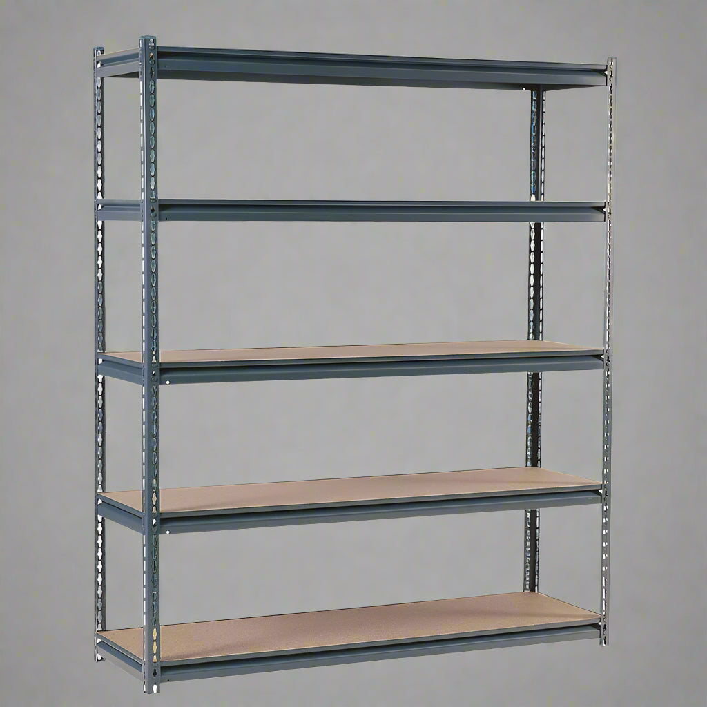 NEW 5 LAYER 6 FT MEDIUM DUTY GARAGE STORAGE SHELF METAL RACKING - with | Sold by Uncle Wiener's Wholesale