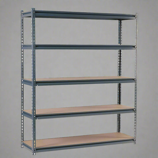 NEW 5 LAYER 6 FT MEDIUM DUTY GARAGE STORAGE SHELF METAL RACKING - with | Sold by Uncle Wiener's Wholesale