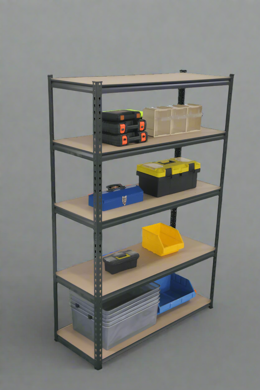 NEW 5 LAYER 6 FT MEDIUM DUTY GARAGE STORAGE SHELF METAL RACKING - with | Sold by Uncle Wiener's Wholesale