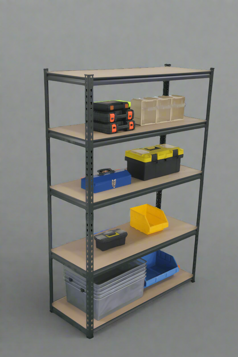 NEW 5 LAYER 6 FT MEDIUM DUTY GARAGE STORAGE SHELF METAL RACKING - with | Sold by Uncle Wiener's Wholesale
