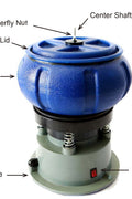 New 5 LBS Vibratory Tumbler Polisher S1243 - with | Sold by Uncle Wiener's Wholesale