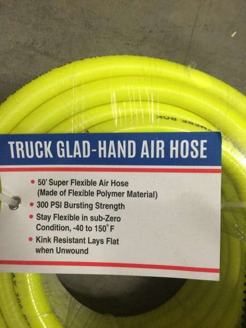 NEW 50 FT 3/8″ Cold Weather Flex Air Hose w/ Air Chuck & Glad Hand – SKU: 721AC - with | Sold by Uncle Wiener's Wholesale