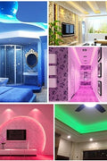 50FT RGB LED strip light kit with Bluetooth control – multicolor
Color-changing waterproof LED rope light – 5050 SMD
Indoor outdoor Bluetooth RGB LED lights with remote