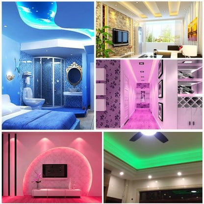 50FT RGB LED strip light kit with Bluetooth control – multicolor
Color-changing waterproof LED rope light – 5050 SMD
Indoor outdoor Bluetooth RGB LED lights with remote
