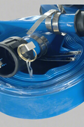 Coiled 50 FT PVC Layflat Discharge Hose with Metal Fittings – Blue

Close-Up of PVC Hose Fittings and Coupler

50 FT Reinforced Irrigation Hose with Clamp Fittings – 2 Inch

Heavy-Duty PVC Layflat Hose for Water Pumping and Transfer

Multiple Sizes of Blue PVC Water Discharge Hose with Connectors