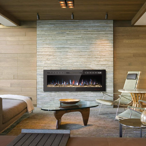 NEW 50 IN RECESSED ELECTRIC FIREPLACE 1500W & REMOTE WITH HEATER LED - with | Sold by Uncle Wiener's Wholesale